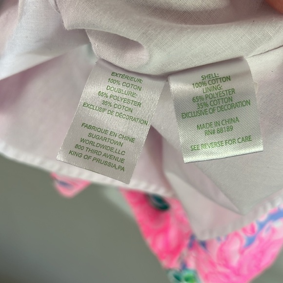 Lilly Pulitzer Kinley Little Girl Tropical Floral Print Dress - Picture 10 of 10